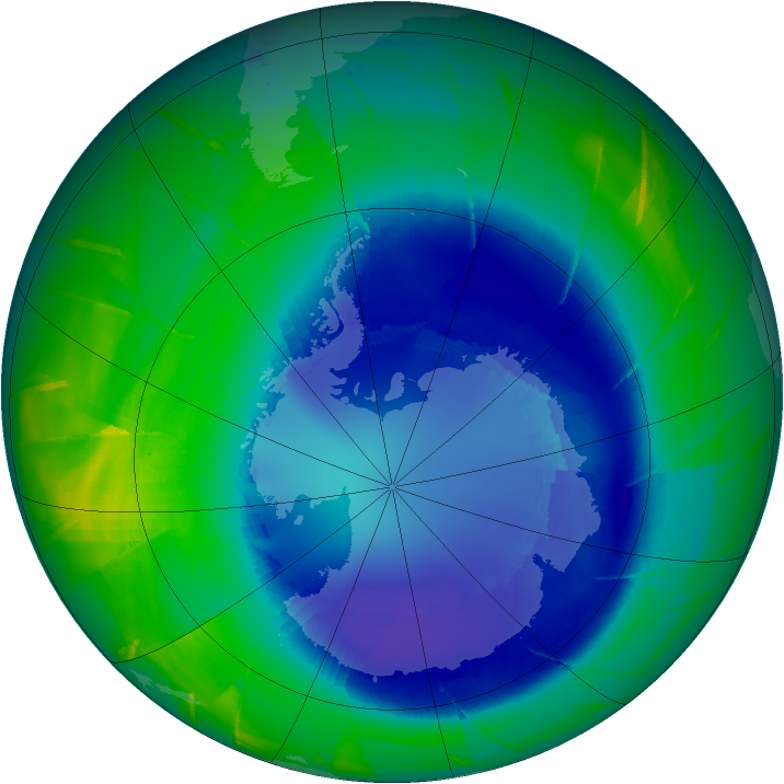 Ozone Map 2009-08-30
